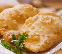 Чебуреки с говядиной 