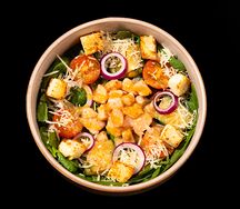 Салат с лососем