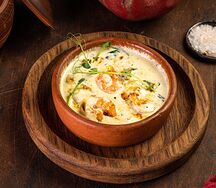 Креветки в сливочном соусе