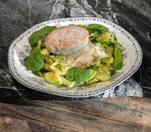 Котлеты из индейки с овощами