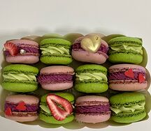 Ассорти макарун: смородина, фисташка-малина