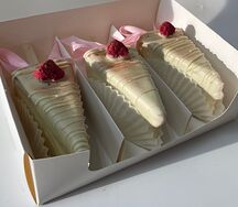 Чизкейк Малина-питахайя 