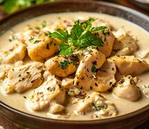 Филе куриное в сливочной подливе