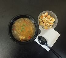 Суп гороховый с копчёностями 