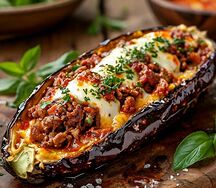 Баклажан лодочкой