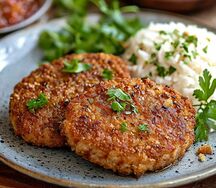 Котлетки с рисом