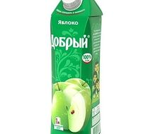 Сок яблочный 1 л