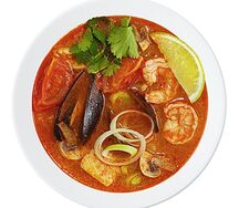 Том Ям с морепродуктами 2.0