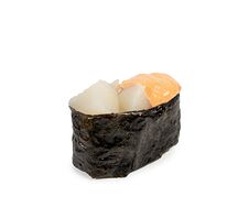 Спайси суши с морским гребешком. Острое блюдо!