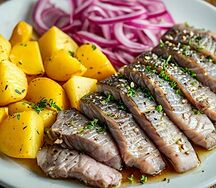 Сельдь с картофелем 