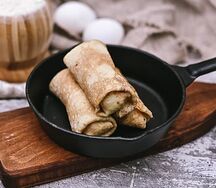 Блинчики с мясом