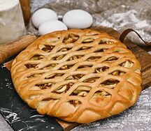 Пирог яблочный 