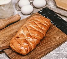 Пирог с курицей и картофелем