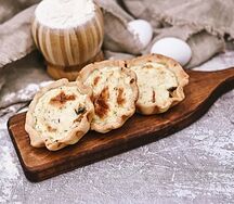 Корзиночка с ветчиной 