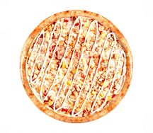 Гавайская с курицей пицца