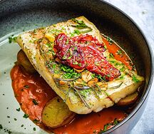 Большая порция судака