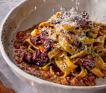 Домашние Феттуччине болоньезе