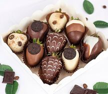 Клубника в шоколаде Капучино