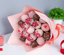 Букет из клубники в шоколаде Эйфория