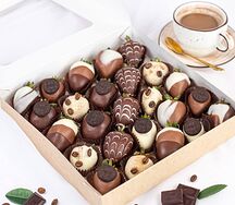 Клубника в шоколаде Капучино