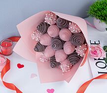 Букет из клубники Сияние