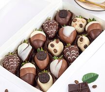 Клубника в шоколаде Капучино