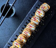 Ролл Темпура с тунцом и манго