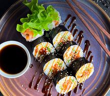 Кимпаб с лососем