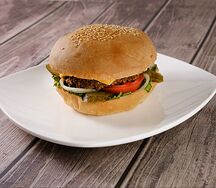 Бургер на мангале