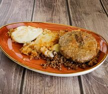 Бифштекс по-узбекски