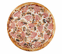 С ветчиной и грибами 21 см