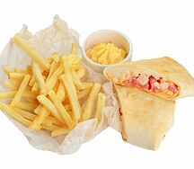 Апстер и картофель фри