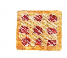 Сладкая пицца Клубника-банан