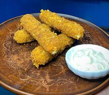 Жареный сыр в панировке