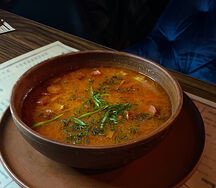 Техасский густой суп с копчёностями