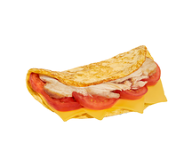 Омлет с курицей