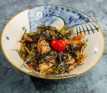 Удон жареный с цыпленком