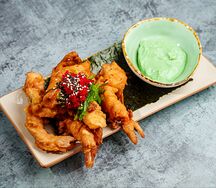 Креветки темпура