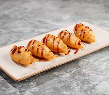 Гедзе с лососем