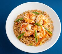 Тяхан с креветками