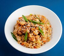 Тяхан с курицей