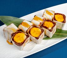 Шоколадно-банановый ролл