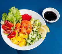 Поке с лососем