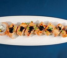 Опаленный лосось со сладким чили 