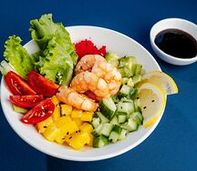 Поке с креветками