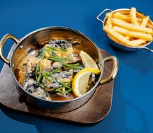 Мидии в соусе том ям