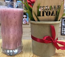 Банан-клубника 