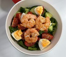 Овощной с креветками