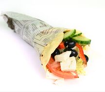 Гирос вегатарианский 