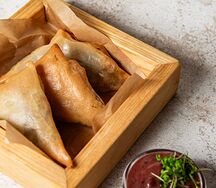 Конвертики с томлёной говядиной и грибами 